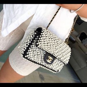 Looking for Chanel Pearl Flap Bag from last season
